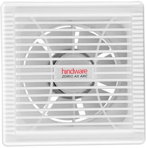 Hindware Zorio Ax Arc 100 mm Pack of 4 100 mm 6 Blade Exhaust Fan  (White, Pack of 4)