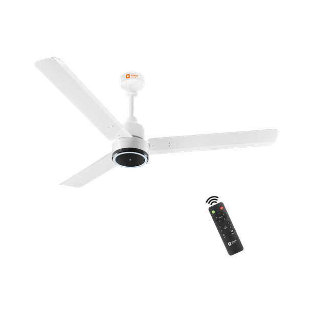 Orient Electric Ujala Prime BLDC | Superior Air Delivery| BEE-5 Star Rated | LED Indiacator with 3 Year Warranty BLDC Motor with Remote 1200 mm Ceiling Fan