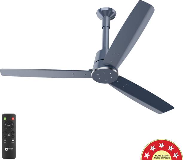 Orient Electric Proton BLDC| LED Speed Indicator Lights |BEE 5 Star Rated| Superior Air Delivery with 3 Year Warranty BLDC Motor with Remote 1200 mm Ceiling Fan