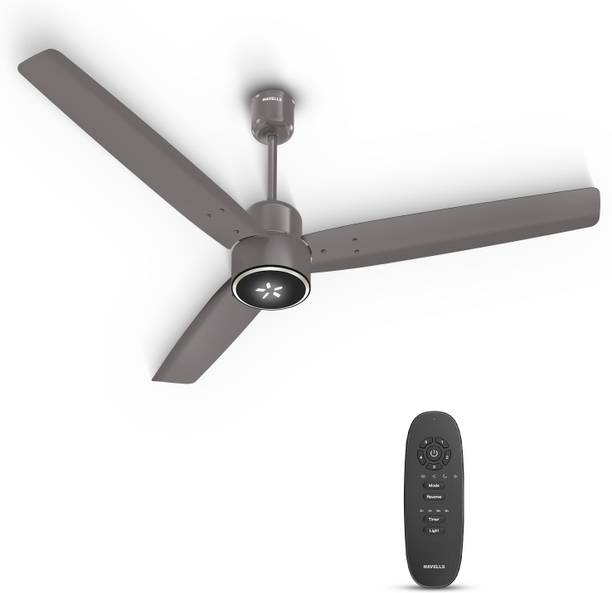 HAVELLS FAB ULED|LED Speed Indicator|Remote Controlled|Upto 65% Energy Saving with 3 Year Warranty BLDC Motor with Remote 1200 mm Ceiling Fan