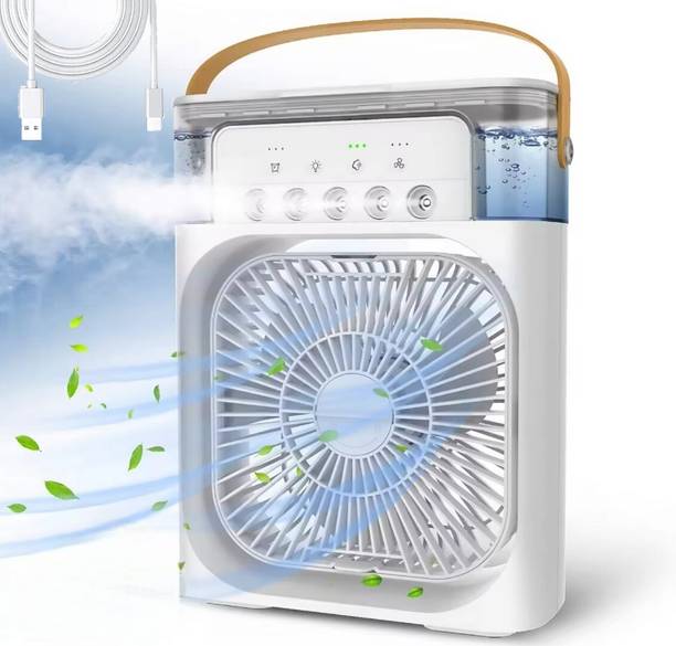 purvish Portable Air Conditioner Fan Mini Evaporative Air Cooler,Air Fan (Multicolor) Cooler
