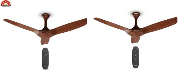 HAVELLS Stealth Air BLDC Wood Corded Electric Free Installation with Remote Control with 2 Year Warranty 1200 mm Ceiling Fan