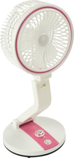 Sampri Fan Air Cooling Portable Charging Standing Fan Mini Fan USB Rechargeable 3 mm 3 Blade Table Fan