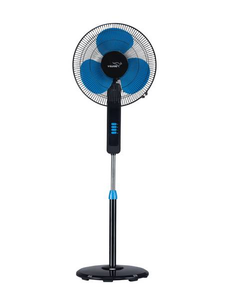 V-Guard Esfera STS Plus Neo (Blue Black) | Copper Motor | Premium | ABS Body with 2 Months Warranty 400 mm Pedestal Fan