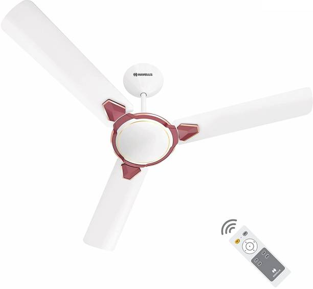 HAVELLS Equs BLDC 1200 mm BLDC Motor with Remote 3 Blade Ceiling Fan