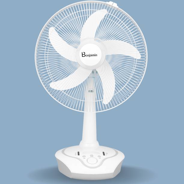 MrRight by Fippy Now Benjamin MR-5916 BLDC AC/DC Rechargeable Battery Fan 16 Inches Blade 400 mm 5 Blade Table Fan