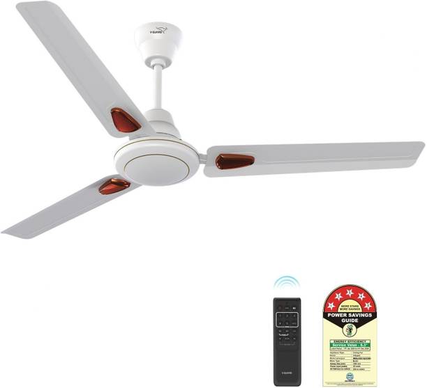 V-Guard Windle Deco with 24 Months Warranty BLDC Motor with Remote 1200 mm Ceiling Fan