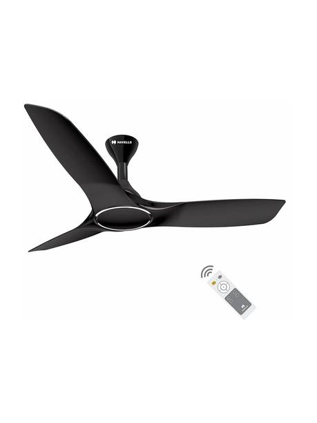 HAVELLS Stealth Air|Remote Controlled|Memory Backup|Low Noise|Upto 55% Energy Saving with 2 Year Warranty BLDC Motor 1200 mm Ceiling Fan