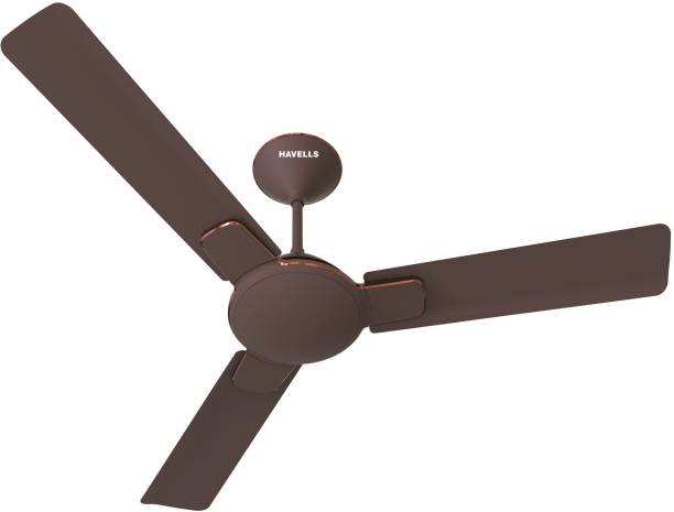 HAVELLS HAVELLS ENTICER ES Espresso Brown Copper 1200 mm Energy Saving 3 Blade Ceiling Fan
