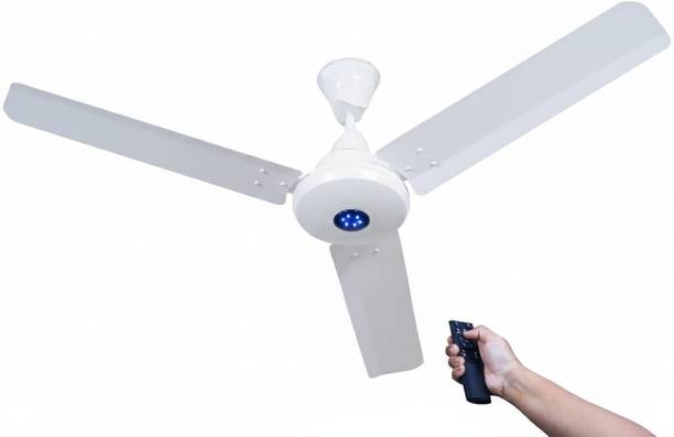KEMAJUAN KFN01AV-White with 2 Year Warranty BLDC Motor with Remote, With LED Indicators, Energy Saving, Silent Operation 1200 mm Ceiling Fan