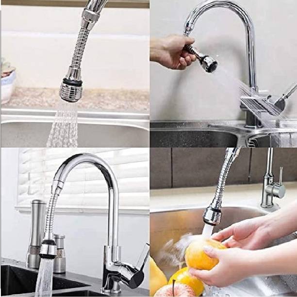 SSAppliances Turbo Flex 360 Flexible Water Saving| Water Extender for Easy Clean Sink Faucet Nozzle
