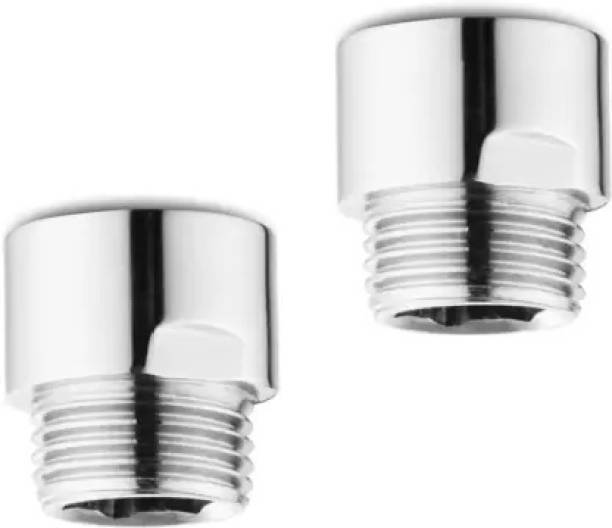NEELKUND Stainless Steel Extension Nipple 1.5 Inch - (Pack Of 2) Faucet Mount