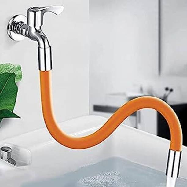 BBD Kitchen Shop Silicone Water Faucet Sprayer Extender Hose 360° Rotating Flexible Faucet Faucet Line