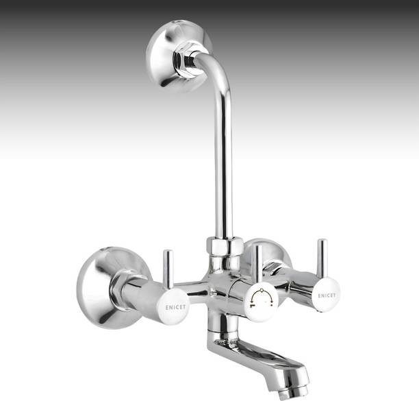 एनिसेट wall mixer for bathroom, water mixer for bathroom, wall mixer 2 in 1, नल