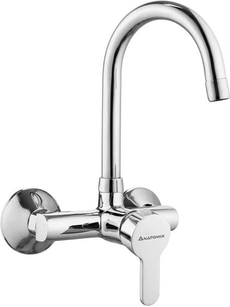 ANATOMIX Brass Single Lever Sink Mixer with Swivel Spout | Hot & Cold Water Tap-(Fusion) Faucet Set