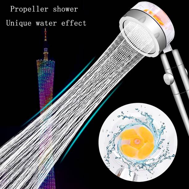 Dwarkathis Creation Easy Install Turbocharged Shower Head 360 Degrees Rotating Hand shower Shower Head