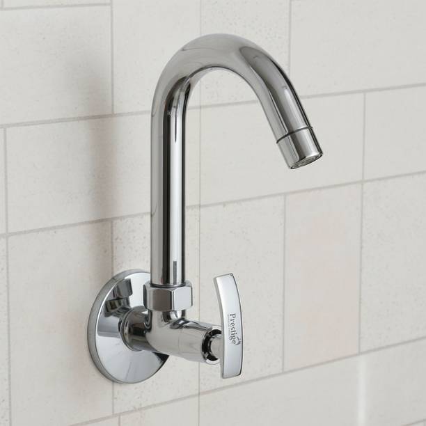Prestige Passion (Sink Cock) Brass Tap For Bathroom/Kitchen Faucet� � (Silver) Pillar Tap Faucet