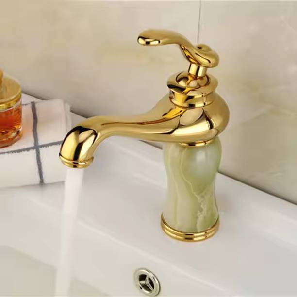Shop clozer by Shop Clozer Washbasin Mixer Hot And Cold MIxer Easy To Install Deck Mounted Installation Single Liver Faucet Made With Marble And Abs Good Looking Faucet Basin Mixer Faucet