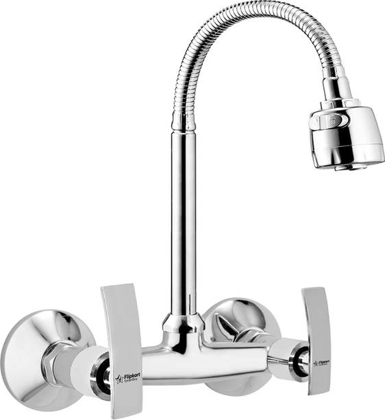 Flipkart SmartBuy FKSM115-Desire Brass Flexible Sink Mixer, Dual Flow Modes, 360-Degree Swivel Spout Sink Mixer Faucet
