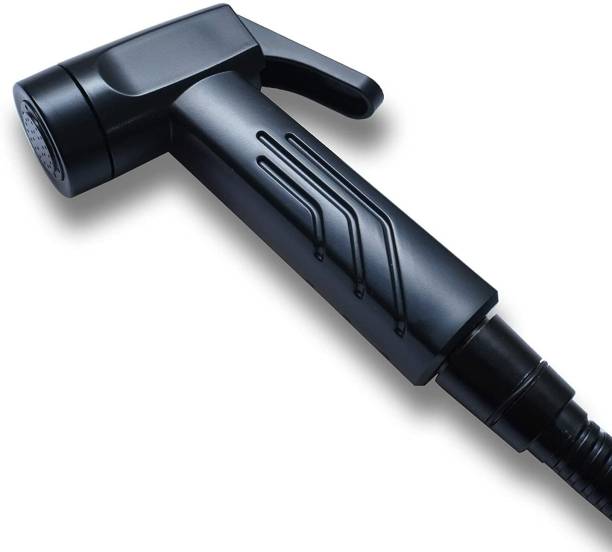 PESCA NOVA MATTE BLACK 1 PC GUN Finish ABS for Bathroom / Jet Spray for Toilet Shower Health  Faucet