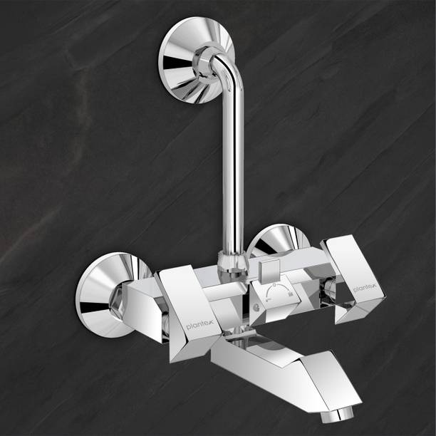 Plantex Pure Brass Prime Wall Mixer for Bathroom/Telephonic Wall Mixture Hot & Cold with Arrangement of Overhead Shower (PRI-318) Mixer Faucet