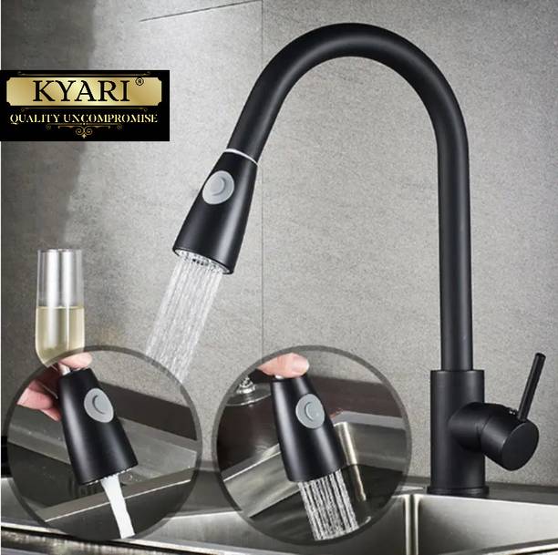 Kopter - Lux Prime Single Lever Hot & Cold Water Kitchen Sink Mixer Pull out Tap For Kitchen Sink Kitchen Mixer Faucet