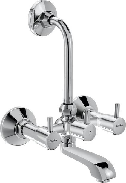 सेरा CL 212 Wall Mixer With 220 Mm (9") Max. Long Bend Pipe For Overhead Showers बैसाखी नल