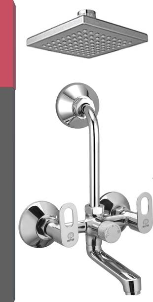 MAYUR ÖCICH WALL MIXER 2 IN 1[HEAVY DUTY] BEND PIPE -6" RAIN SHOWER SET(SHOWER COMPLETE SET) Mixer