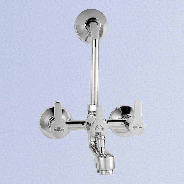 Benelave by Hindware BLQCP90076 3-in-1 wall mixer for bathroom Wall Mixer Faucet