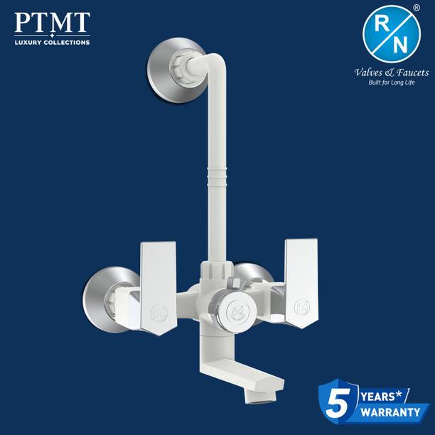 RN Luxury PTMT G20 Regal 15mm Wall Mixer with L-Bend for Bathroom Pack of 1 Wall Mixer Faucet
