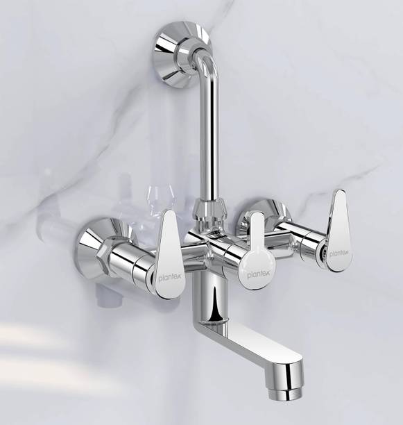 Plantex LEA-718 Pure Brass 2in1 Telephonic Wall Mixer for hand Shower (Hot-cold water) LEA-718 Wall Mixer Faucet