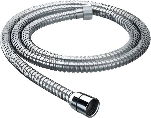 Bold Techno 14mm x 1.7m Chrome Shower Hose Stainless Steel 304 | Bathroom Hand Shower Pipe | Flexible Hose Chrome | Health Faucet Shower Tube Hose Pipe