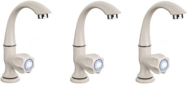 droptech 3 Polo Swan neck Taps For Kitchen/Bathroom Wash Basins Pillar Tap Faucet Bib Taps Pillar Tap Faucet
