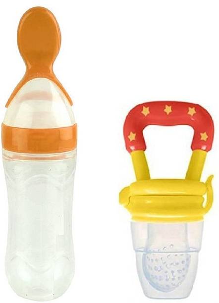 PRUEDDLE KIDS Silicone Spoon Food Feeder for Cereals  - Sillicone