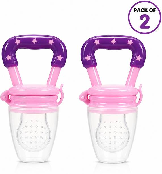 BabePanda Baby Fruit Feeder & Nibbler, Baby Food Feeder | Fruit Feeding Teether for Kids  - Plastic & Silicone