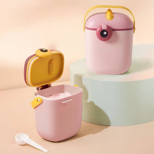TONY STARK Baby Travel Formula Dispenser with Handle & Scoop, Milk Powder Storage Box  - Plastic