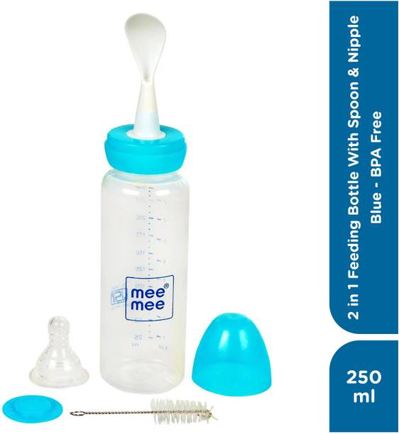 MeeMee Baby bottle gentle soft flexible nipple BPA free food grade polypropylene bottle  - Silicone