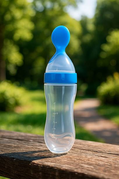 HSNAYIR SoftSpoon Baby Feeder Bottle and EasyFeed Silicone Spoon Bottle  - SILICONE