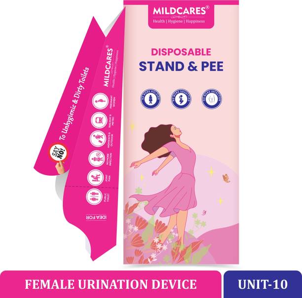 MILDCARES Disposable Stand & Pee Female Urination Device Disposable Female Urination Device