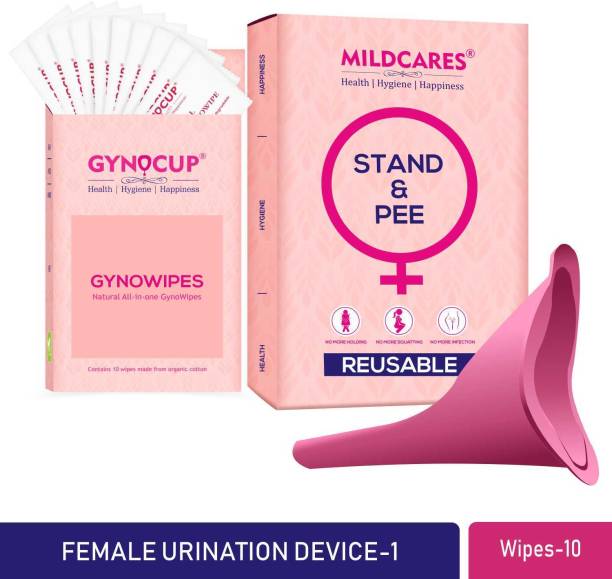 Mildcares Intimate Wipes and Reusable Female Urination Device