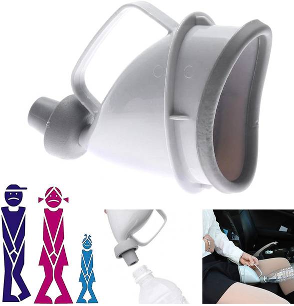 HANNEA Urine Collector for Men Women Kids Portable Emergency Urinal Funnel Device Disposable Female Urination Device