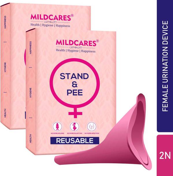 Mildcares Reusable Stand and Pee Female Urination Device(Pack of 2) Reusable Female Urination Device
