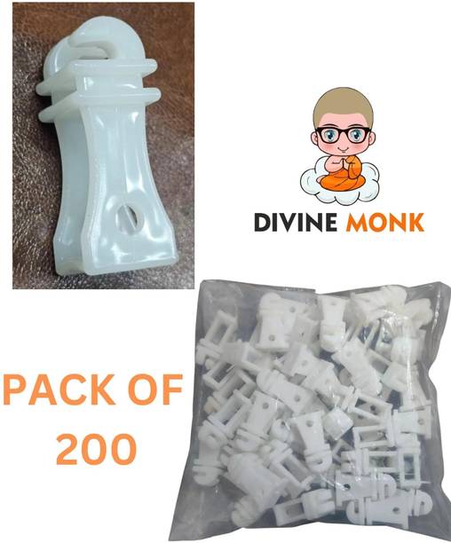 divine Monk insulator white heavy material pack of 200 pcs Polypropylene Fence Post