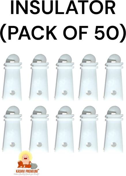 Manmayi Premium Jhatka Machine Insulator(Pack of 50) Polypropylene Fence Post