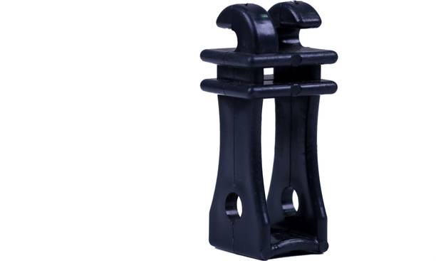 GARUDA G Black Insulator for Fence Energizer and Solar Zatka Machine (Pack of 150) Polypropylene Fence Post