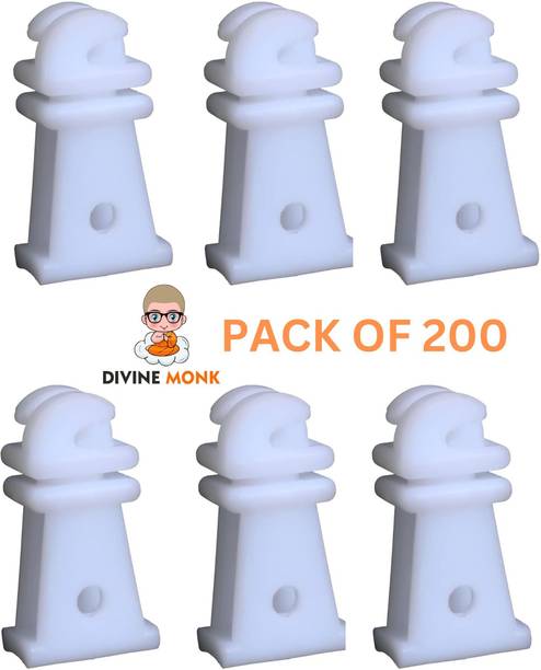 divine Monk white insulator unbreakabale for zatka machine 200 pcs Polyester Fence Post