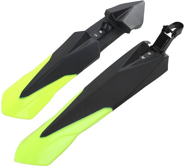 Prokick Bicycle Front and Rear Dual Tone Mudguard with Iron Fitting Full Length Front & Rear Fender