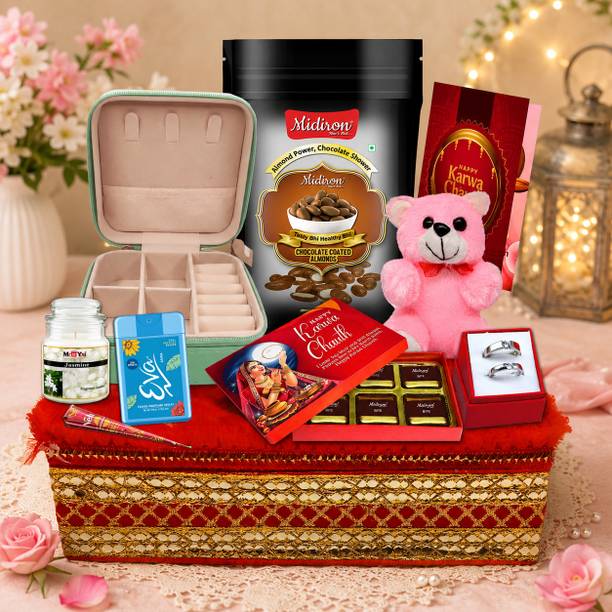 Midiron Prefect Karwa Chauth Present for Wife - Memorable Romantic Gift Ideas for Women Assorted Gift Box