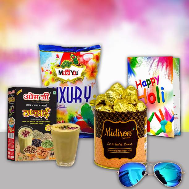 Midiron Premium Holi Chocolate Treat Box – Special Present for Corporate Assorted Gift Box