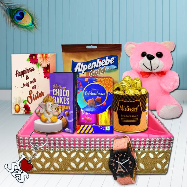 Midiron Chocolate Love Hamper for Sister – A Gift to Celebrate Your Bond Bamboo Gift Box